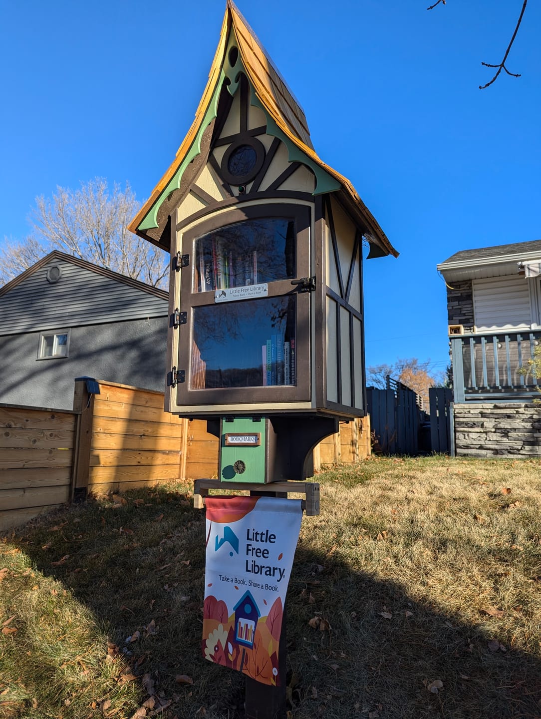 Customer photo review of Little Free Library Official Charter Sign