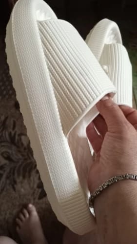 L L. review of Cloud Walk Cushioned Sliders image 1 out of 1