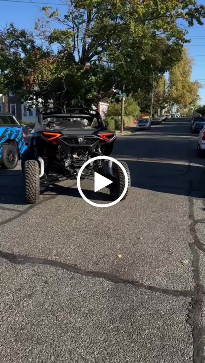 Customer video review of RPM SxS Can-Am Maverick R 3" E-Valve Mid Pipe / Electronic Dump Valve