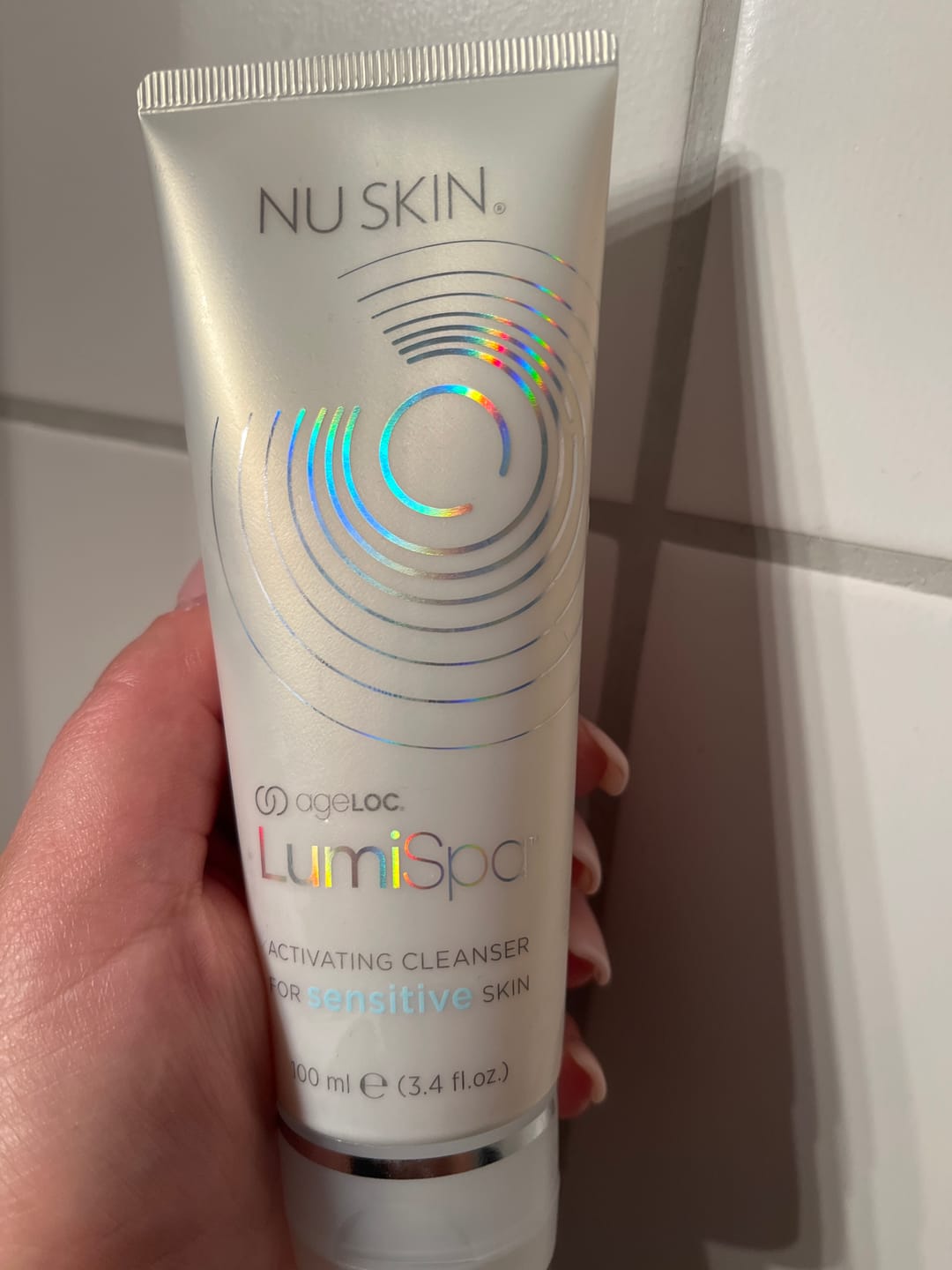 Customer photo review of ageLOC LumiSpa Activating Cleanser