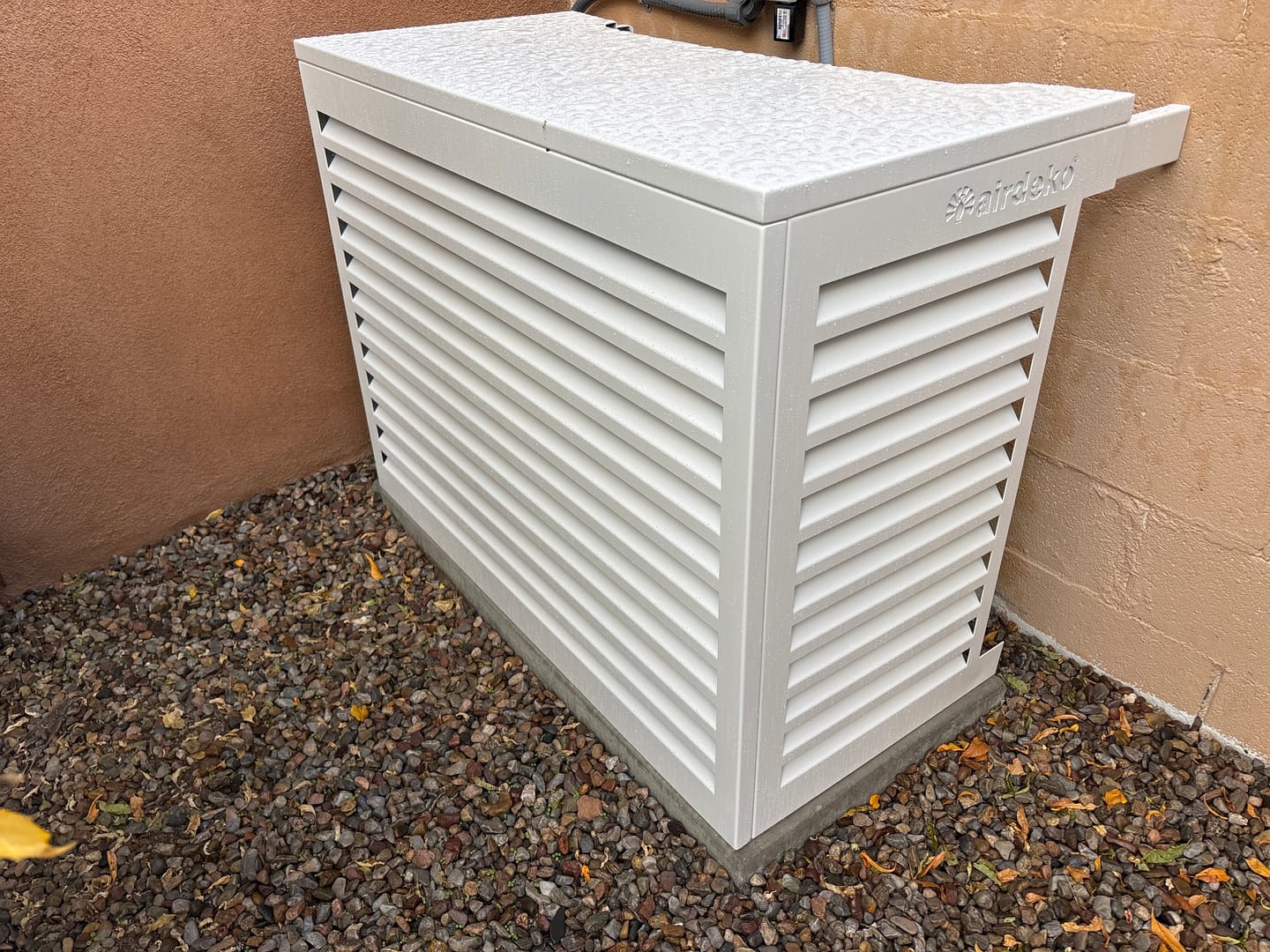 Customer photo review of Mini-Split AC Cover - White