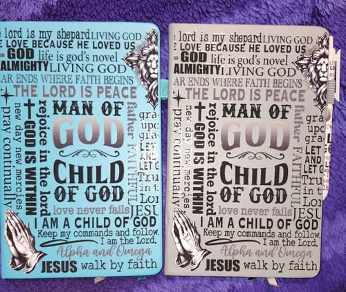 Sylvia T. review of UV DTF Planner Cover Decal - Man Of God image 1 out of 1