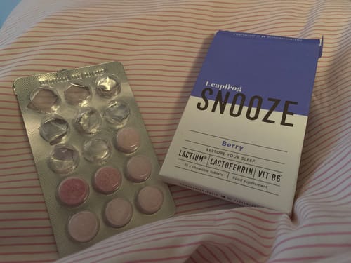 Customer photo review of SNOOZE  :  Lactium® + Lactoferrin + Vitamin B6