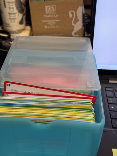 Avis photo d'un client sur Flashcards FLASH 2.0 OXFORD # 80 cartes 7,5 x 12,5 cm - ligné