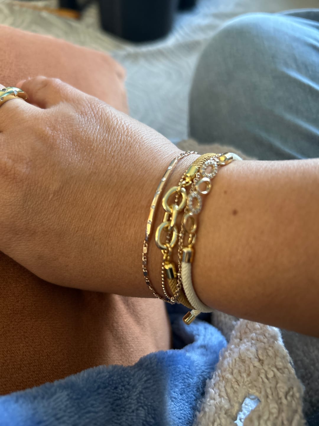Customer photo review of Asía Caramel Bracelets