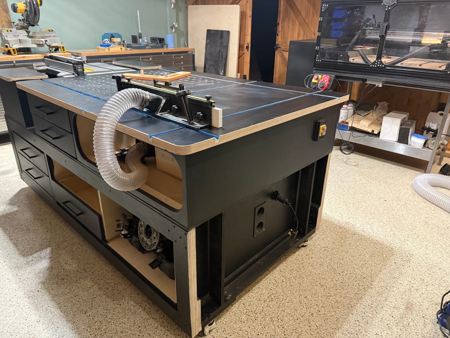 Customer photo review of The Mega Table Saw Workbench - Digital Download