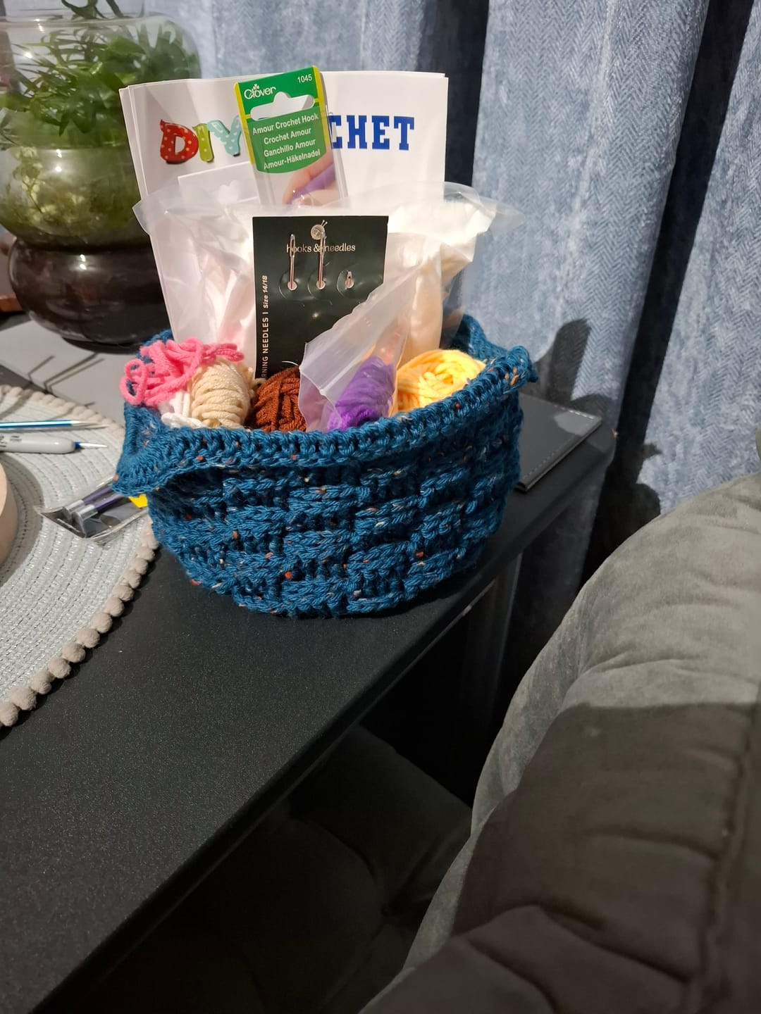 Customer photo review of Extra 2 Mystery Balls of Yarn