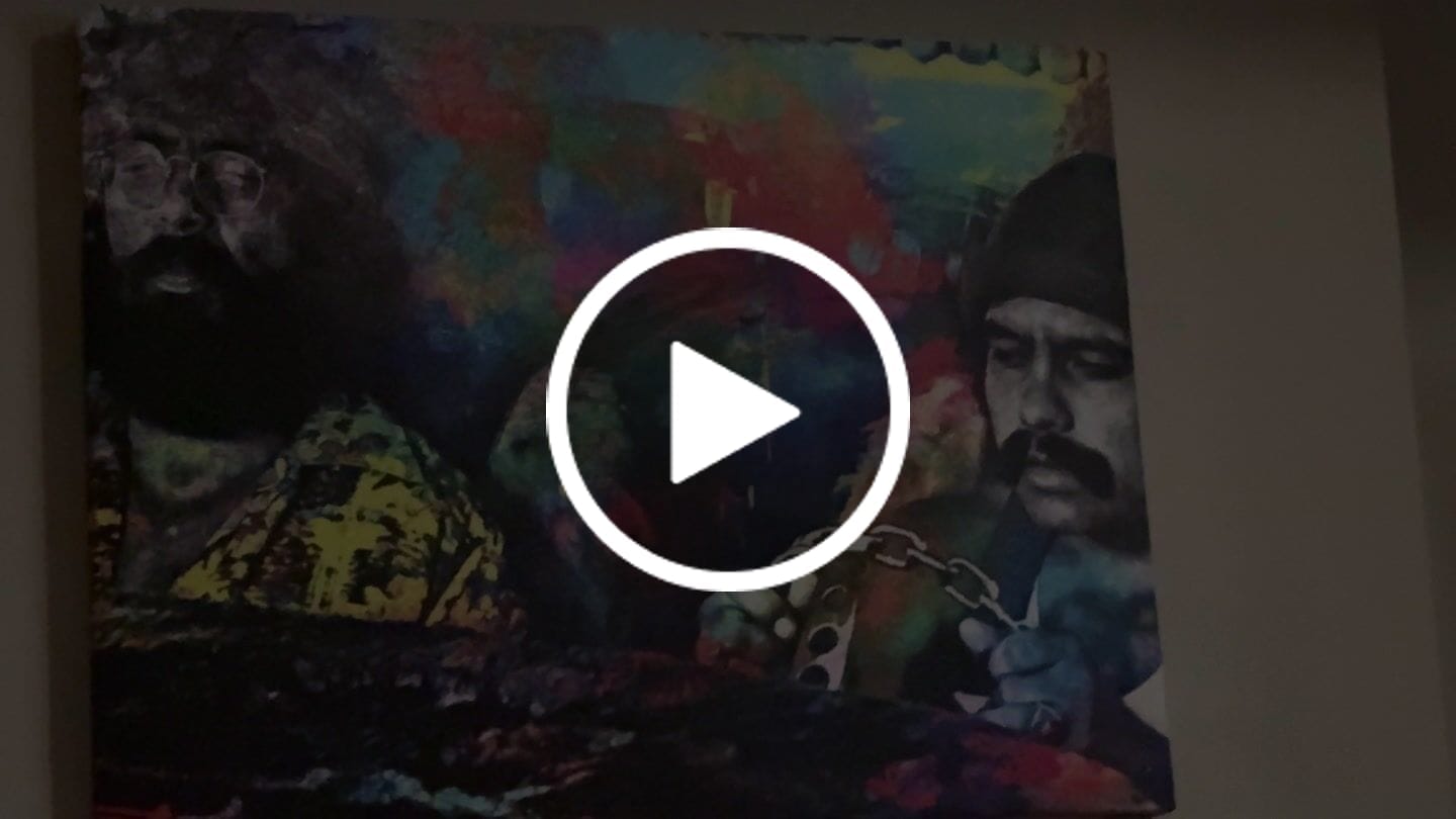 Customer video review of Cheech & Chong Wall Art