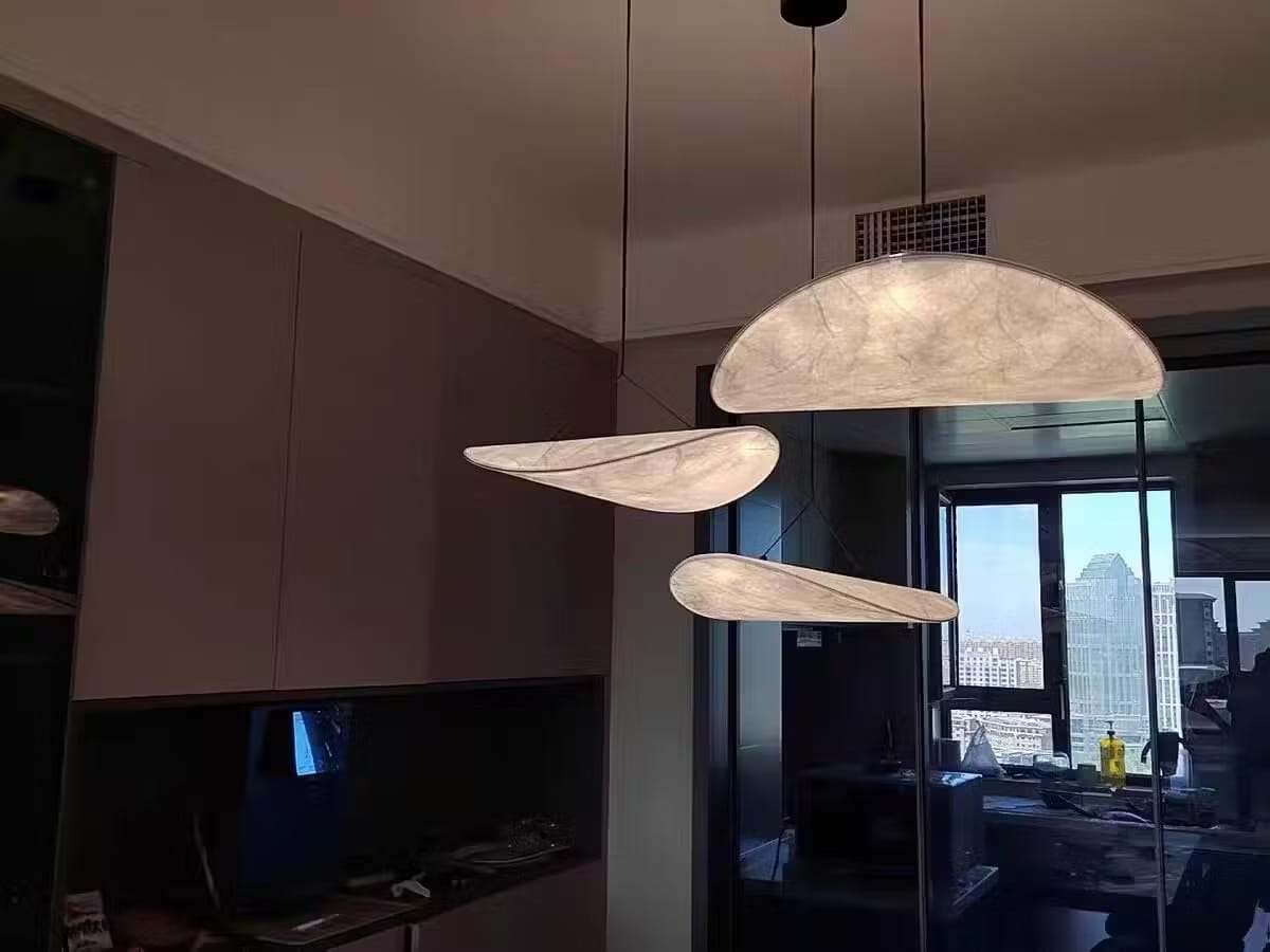 Customer photo review of Floating Cloud Tyvek Pendant Light