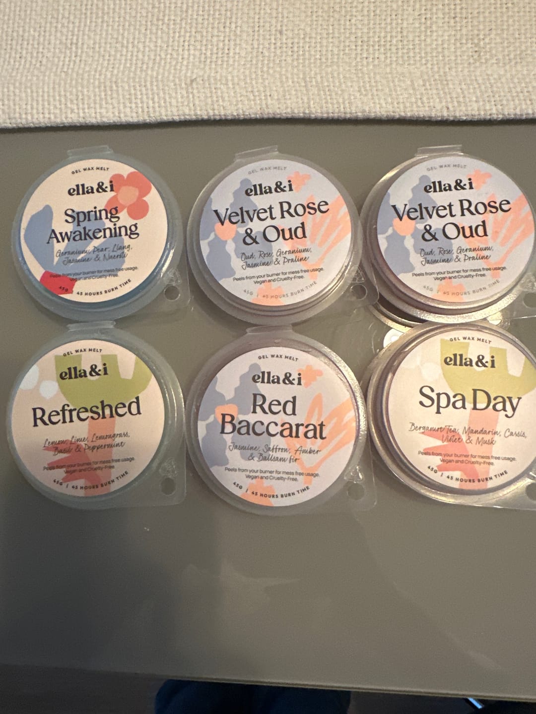 Customer photo review of Red Baccarat Gel Melt