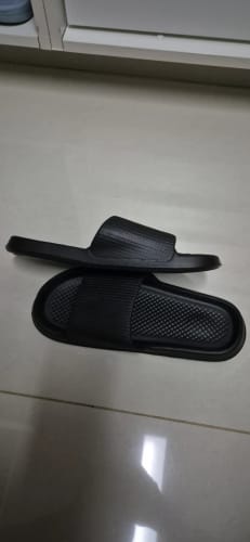 Customer photo review of Cloud Walk Cushioned Sliders