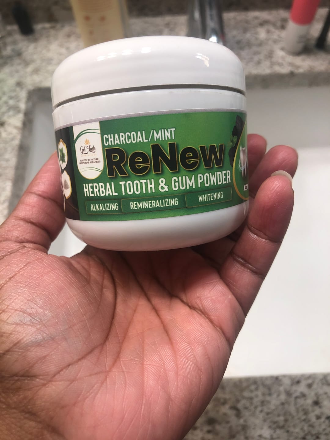 Customer photo review of ReNewTooth & Gum Powder