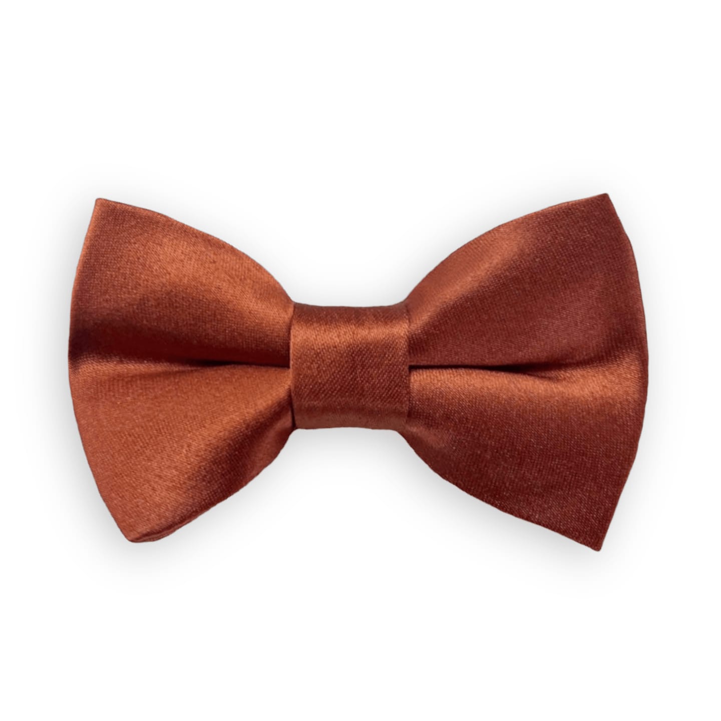 Customer photo review of Satin Terracotta Bow Tie