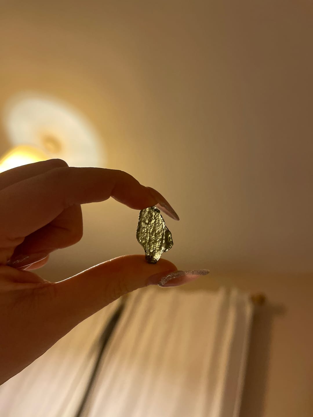 Customer photo review of Moldavite - Rough-Raw Pieces
