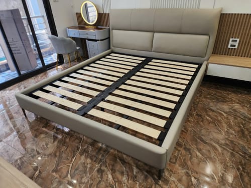 Customer photo review of Mẫu thiết kế giường bọc da - Sogno