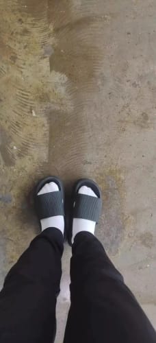S R. review of Cloud Walk Cushioned Sliders image 1 out of 1