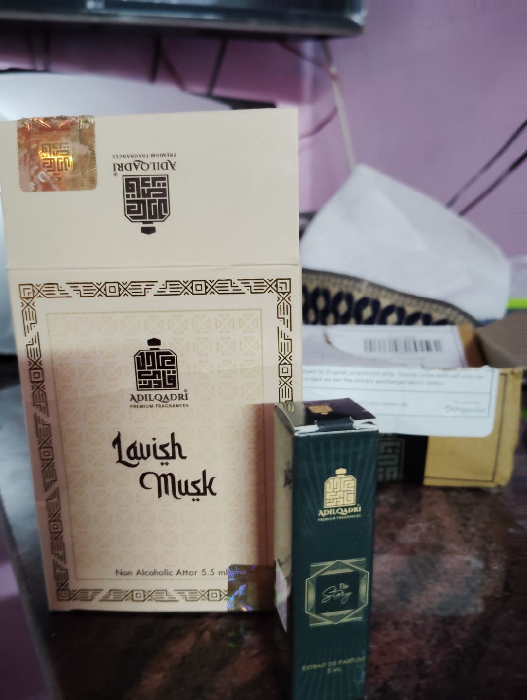 Customer photo review of Lavish Musk Premium Attar Perfume