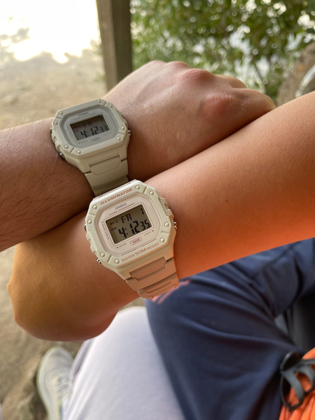 Customer photo review of Reloj Casio Vintage W-218HC-4A2VDF Rosado Suave