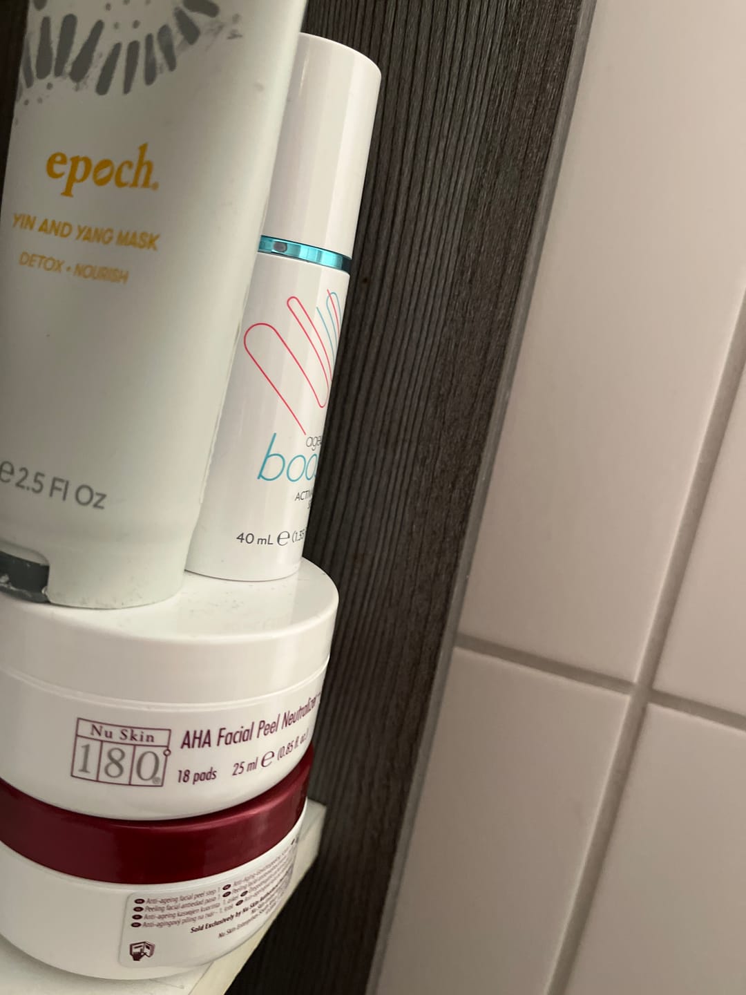 Customer photo review of ageLOC Boost Activating Serum