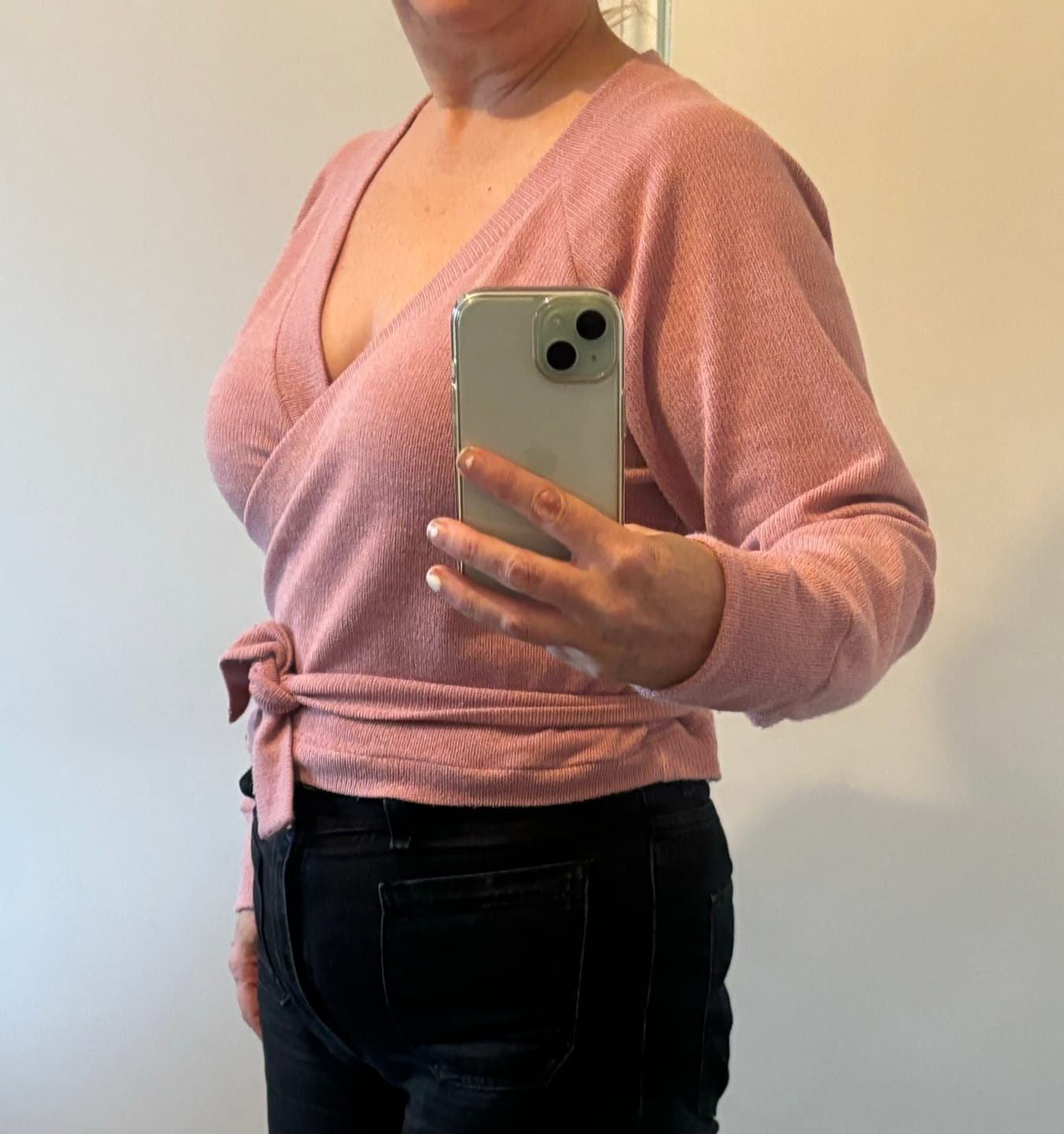 Customer photo review of Cardigan Knit Fabric