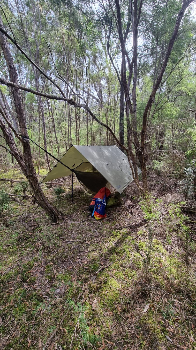 Customer photo review of 3m x 3m Lightweight Tarp