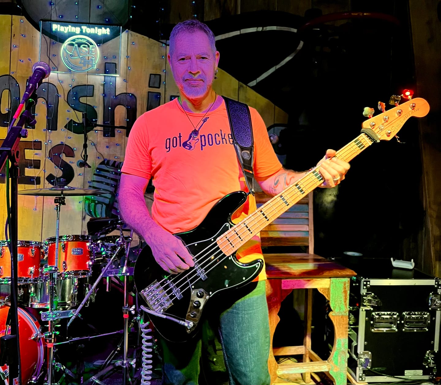 Customer photo review of Elite Bass T-shirt (Gold/Black)