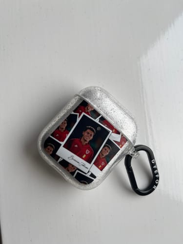 Customer photo review of Personalised Photo AirPods Case