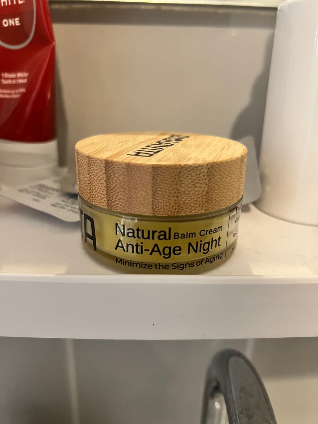 Customer photo review of Natural Anti – Age Night Balm Cream / 30ml (all ages)
