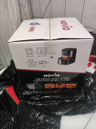 Customer photo review of Air Fryer Novio Grill & Fry