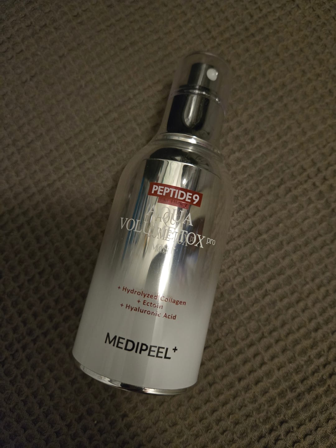Customer photo review of Mitrinošs peptīdu izsmidzināmais līdzeklis ādas tvirtuma palielināšanai Medi-Peel Peptide 9 Aqua Volume Tox Mist PRO