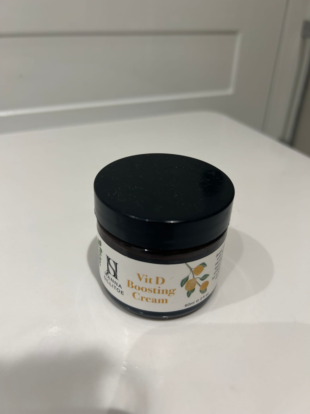 Customer photo review of Vitamin D Face Cream