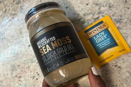 Customer photo review of St Lucia Gold Sea Moss Gel