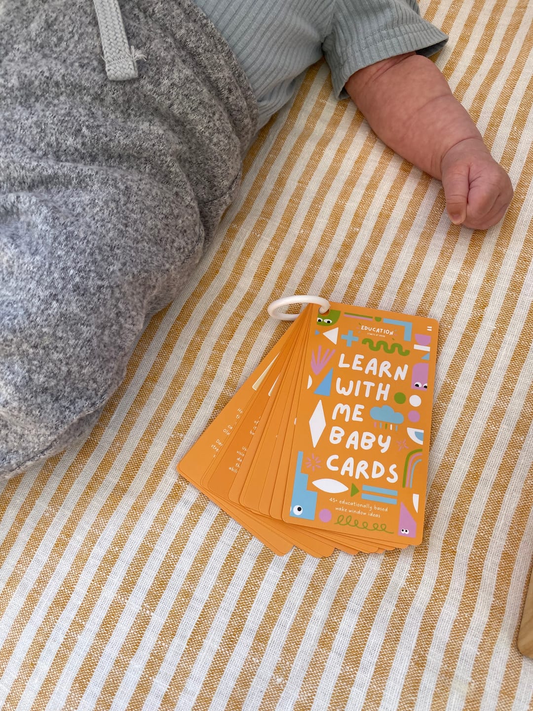 Customer photo review of Learn with Me - Baby Cards