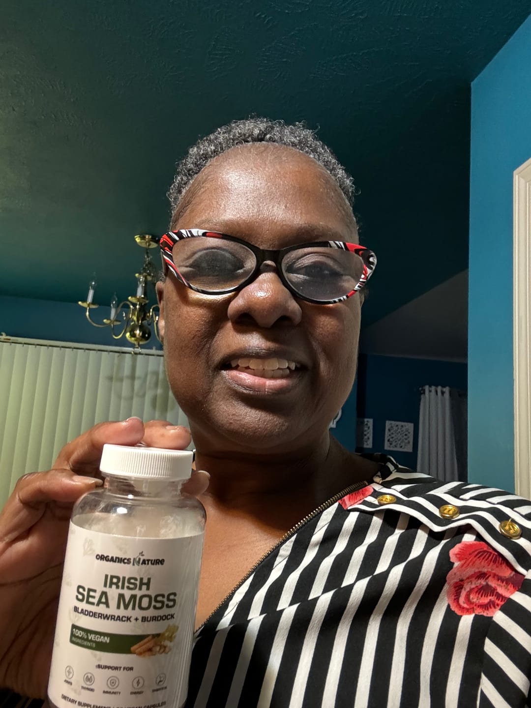 Customer photo review of Organic Irish Sea Moss With Bladderwrack and Burdock Root - 45 Servings