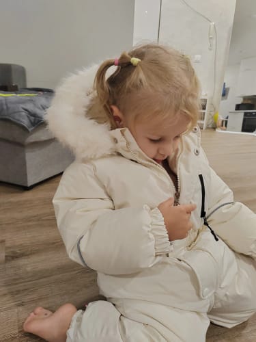 Customer photo review of Polar Fleece Lining Jumpsuit