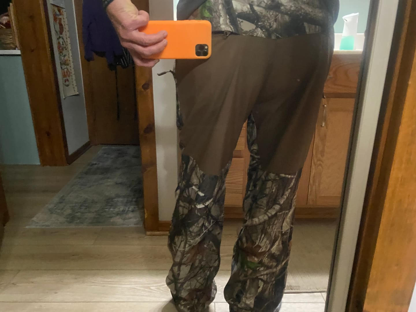 Customer photo review of TideWe Hunting Pants Heated for Men with Battery Pack