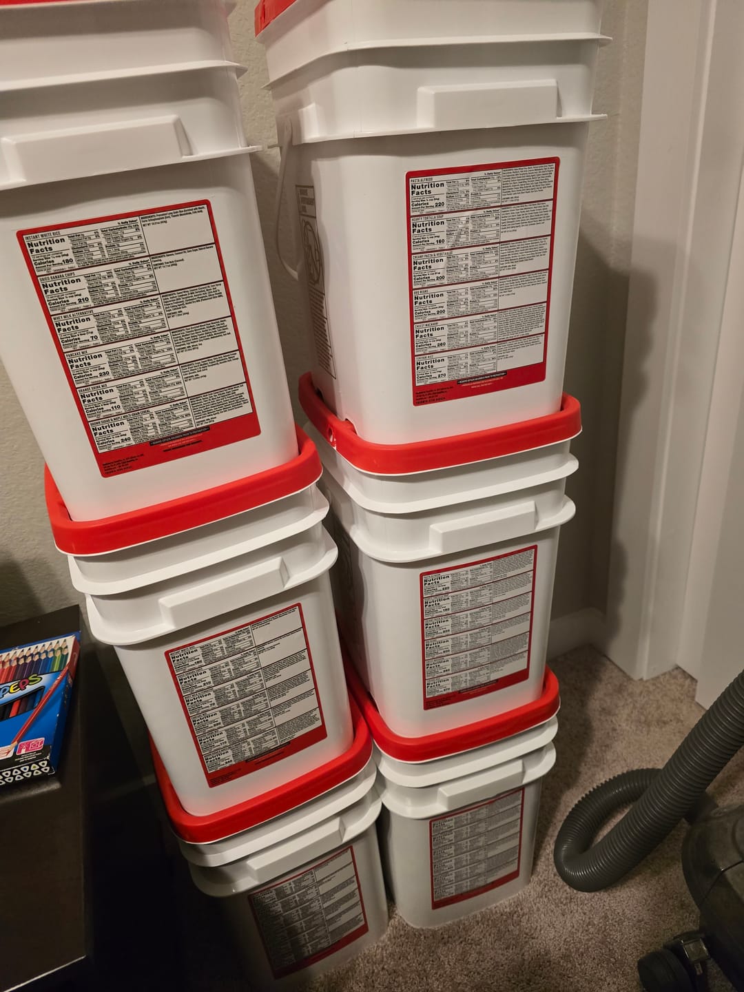 Customer photo review of 3 Month Emergency Food Supply