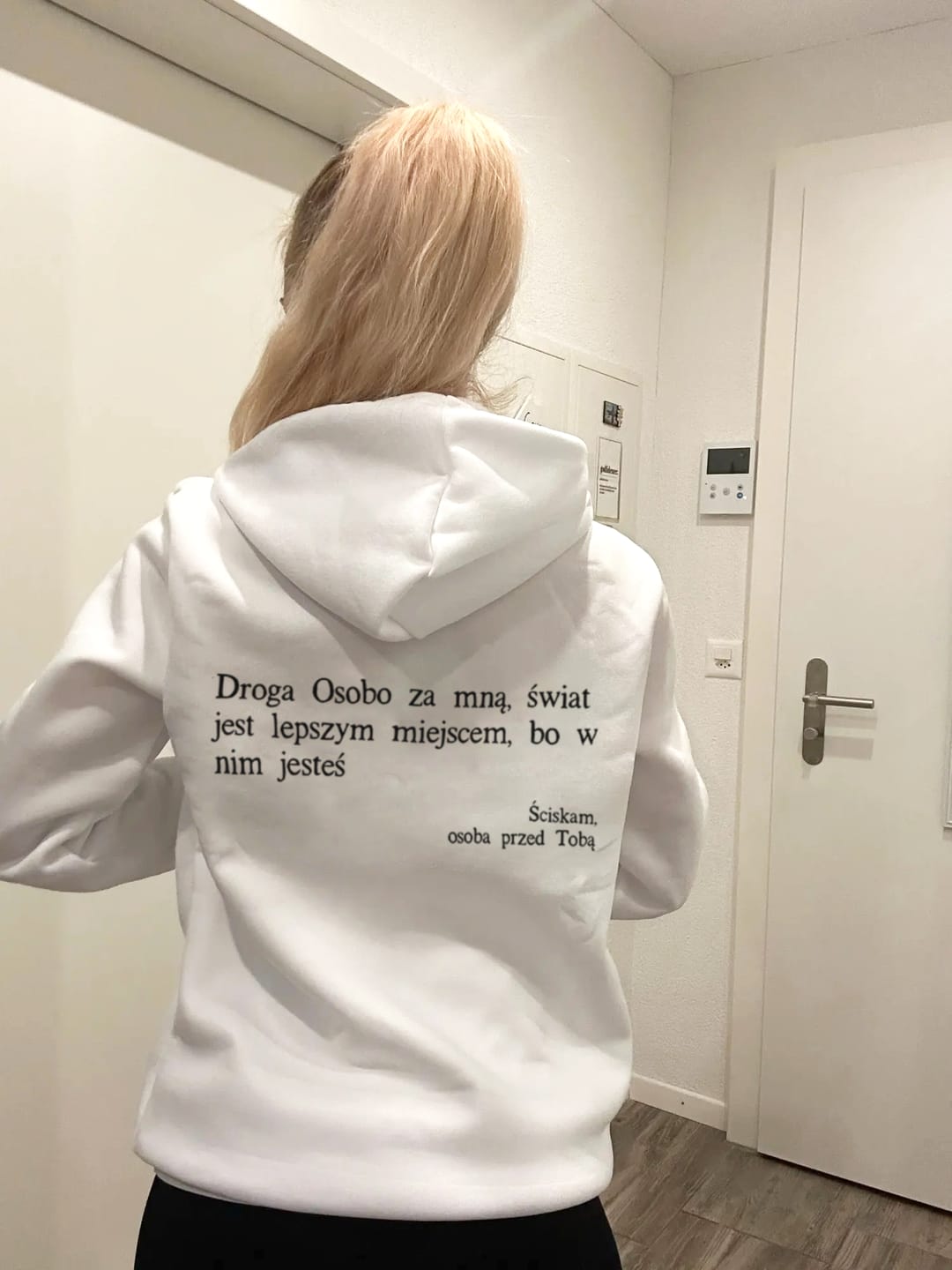 Customer photo review of Dużo Znaczysz™ Bluza