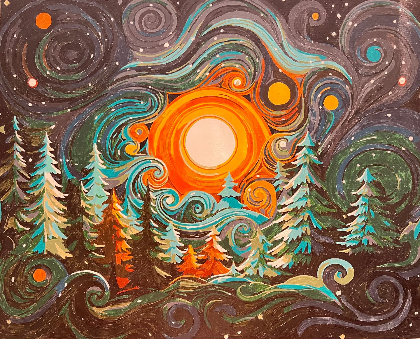 Customer photo review of Evergreen Snow Wonderland
