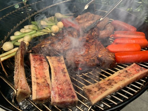 Reseña con foto de un cliente sobre Sirloin Steak