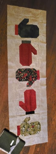 Customer photo review of Lost Mittens Runner - Low Volume Backing