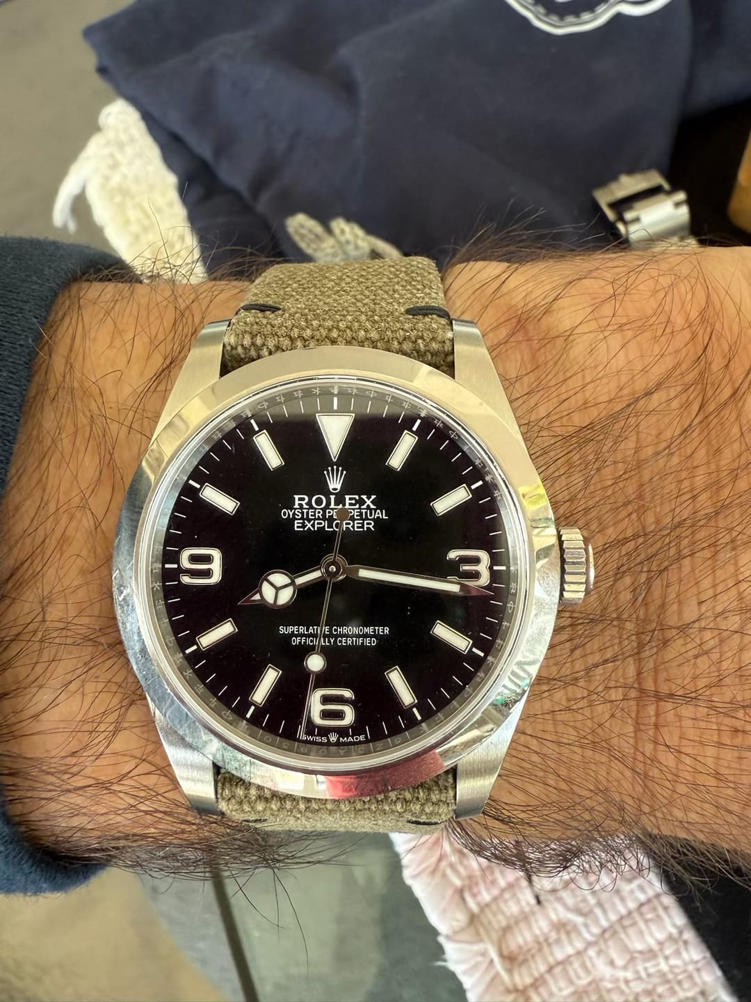 Customer photo review of Panzer Green Canvas