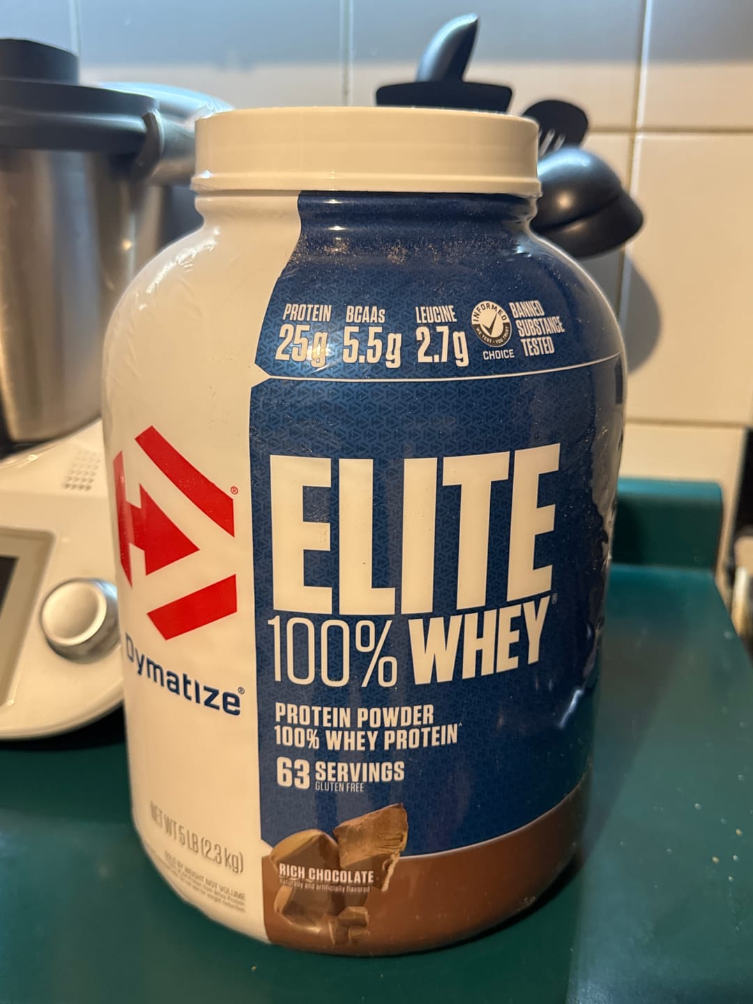 Customer photo review of Dymatize Elite 100% Whey Proteina 5 Lb