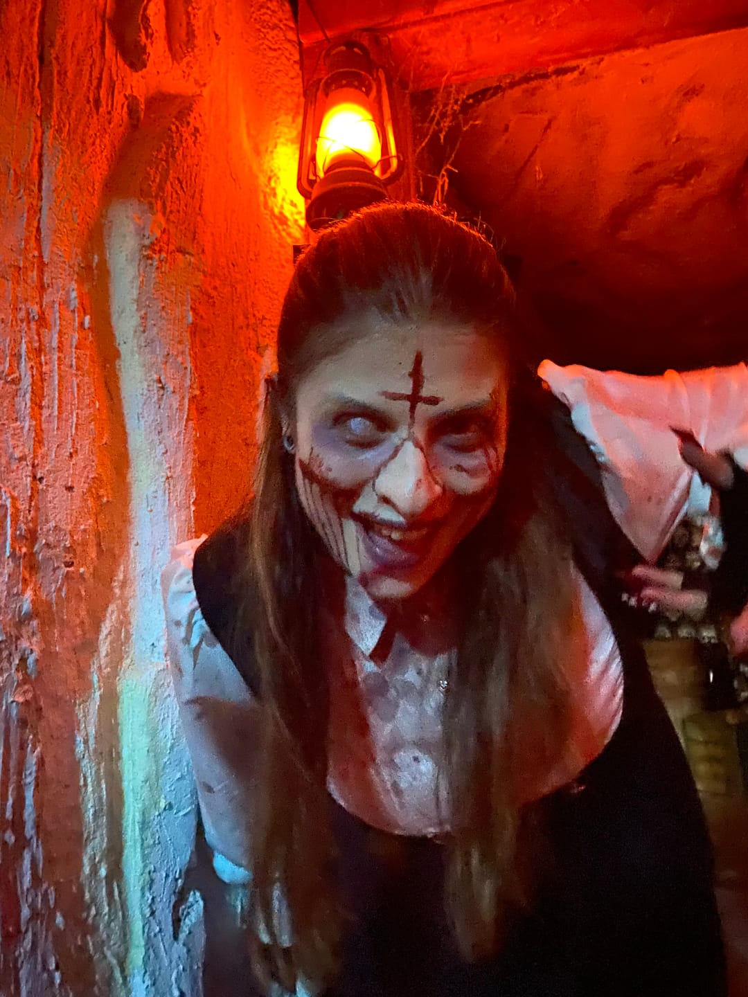 Customer photo review of Zombie White Screen Halloween Lens