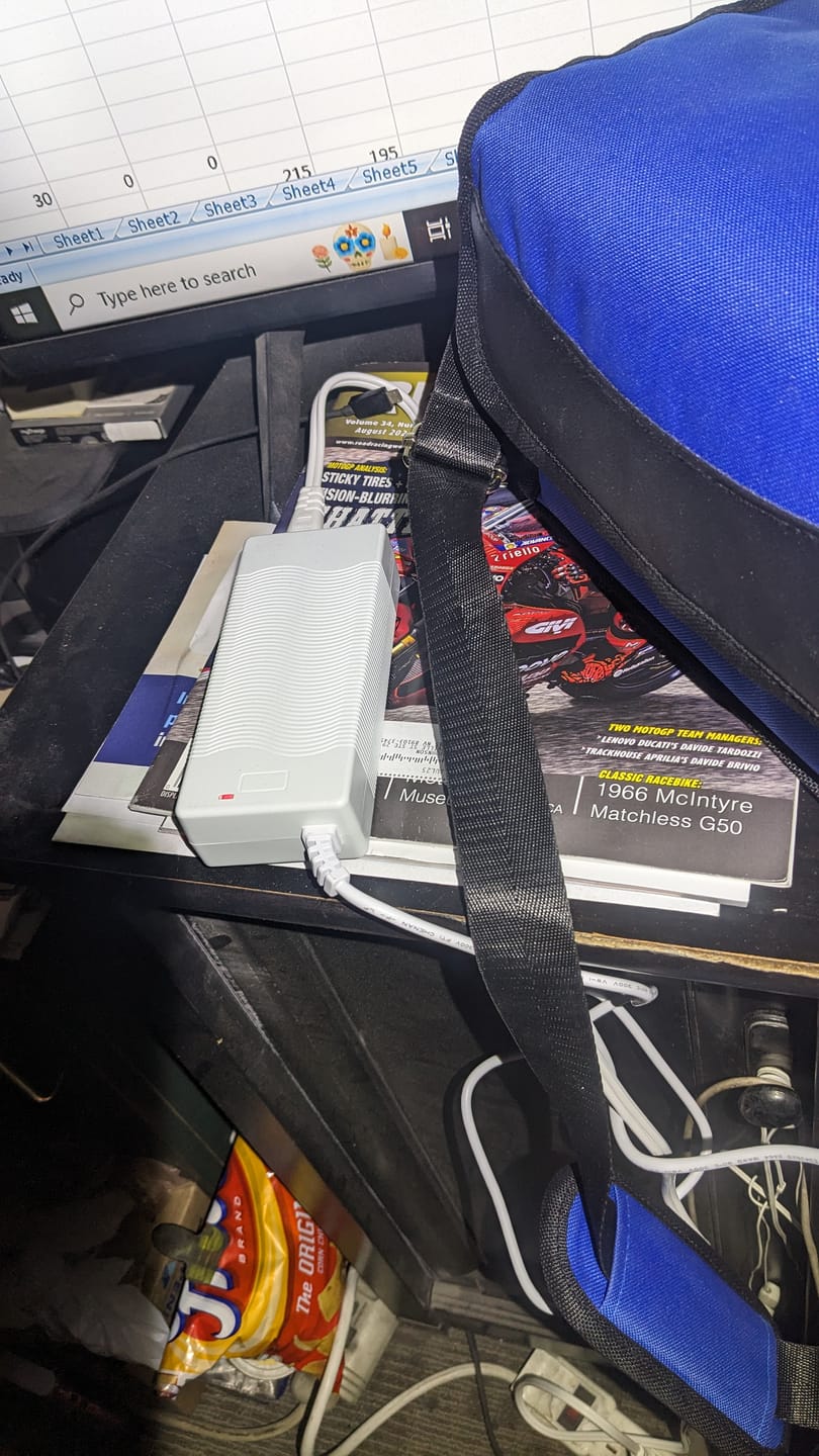 Customer photo review of Cable Charger for VARON Portable Series