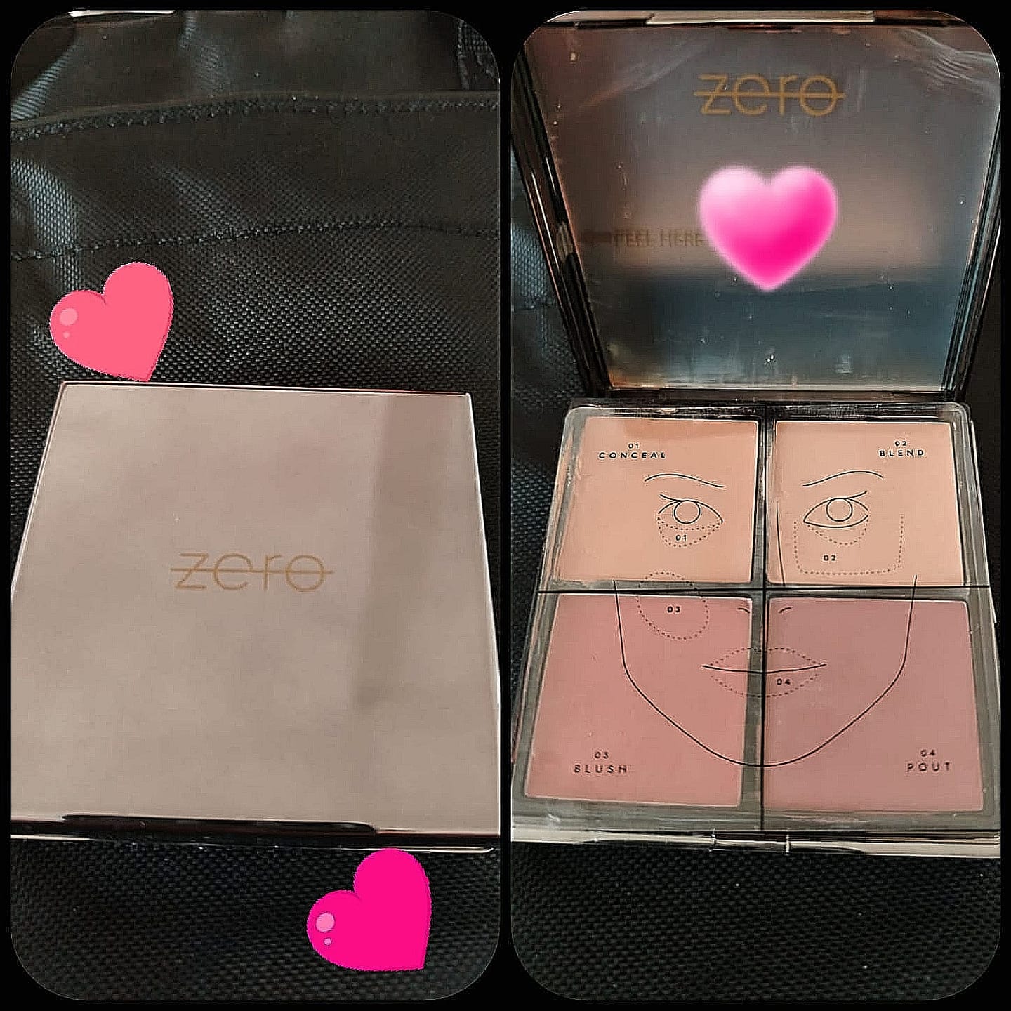 Customer photo review of Face Perfecting Palette