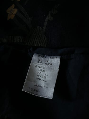 Customer photo review of Su Mei 苏梅 Ink Flower 1930s Half Sleeve Cotton Qipao