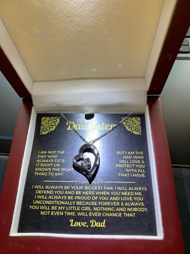 Customer photo review of To My Daughter - Love Dad - Beautiful Gift Set - SS559