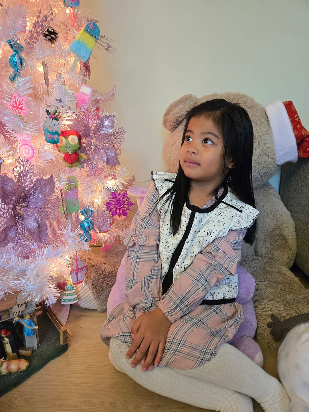 Customer photo review of Padded Vest (Bear) Ruffled Sleeve