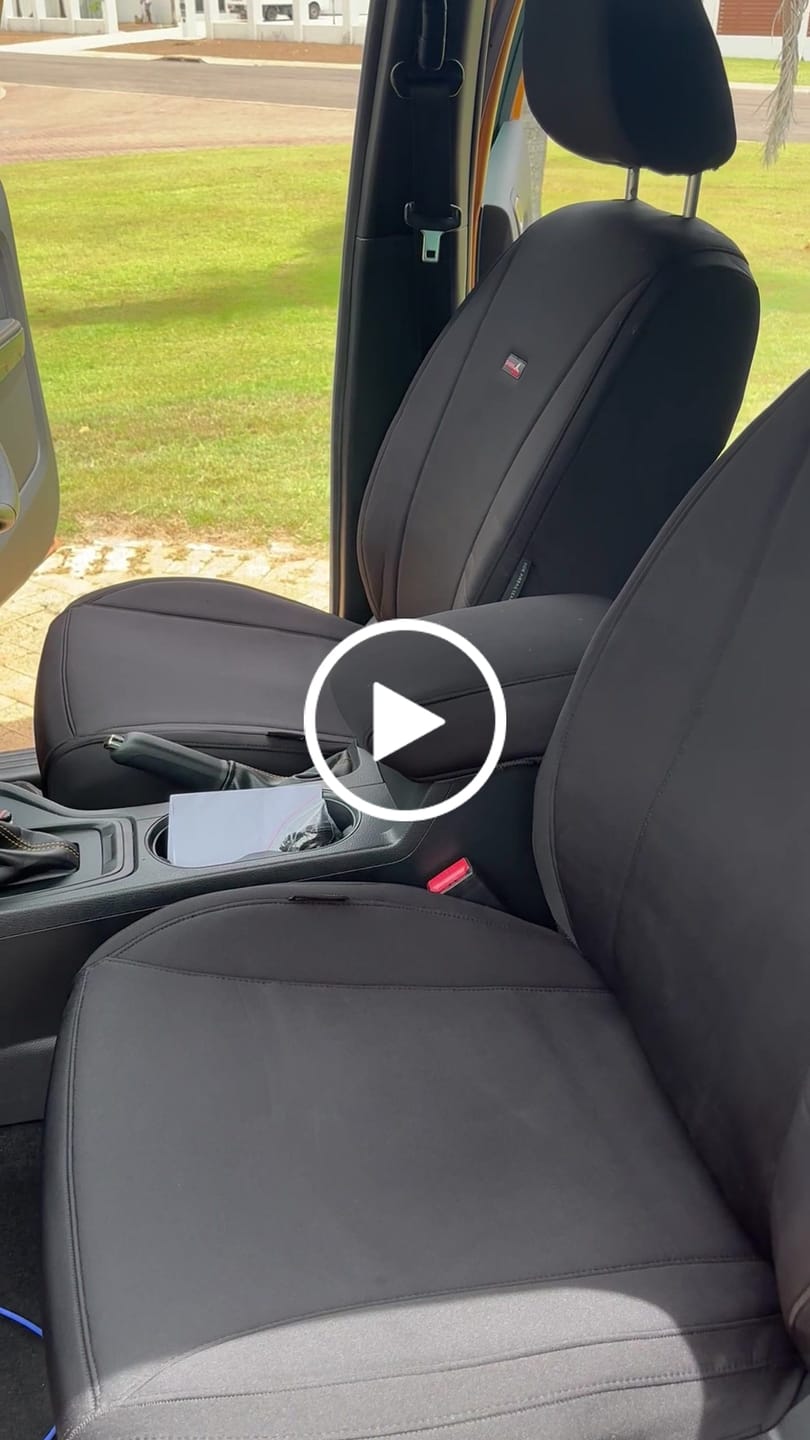 Customer video review of Sharkskin PLUS Seat Covers for Ford Ranger Dual Cab (07/2018 - 04/2022)